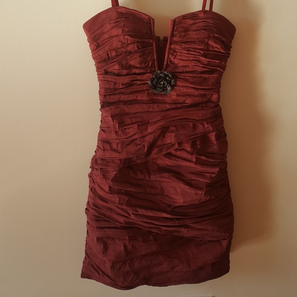 BCBG Maxaritza Ruby Tristina Sweetheart Dress - Picture 3 of 6